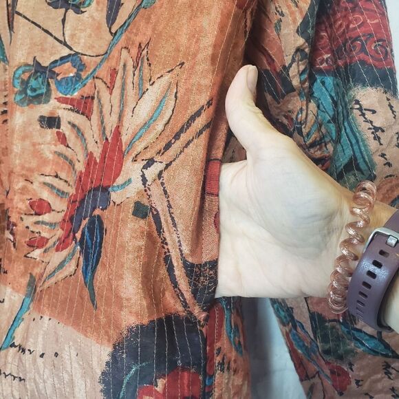 VINTAGE FLASHBACK Reversible Zip Front Jacket Coat - Picture 8 of 14